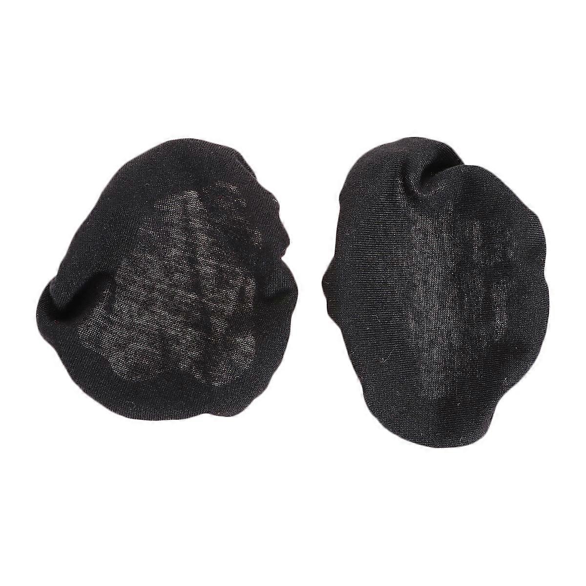 Fabric Headphone Cover for Ear Cup Protector 1Pair Stretchable Black