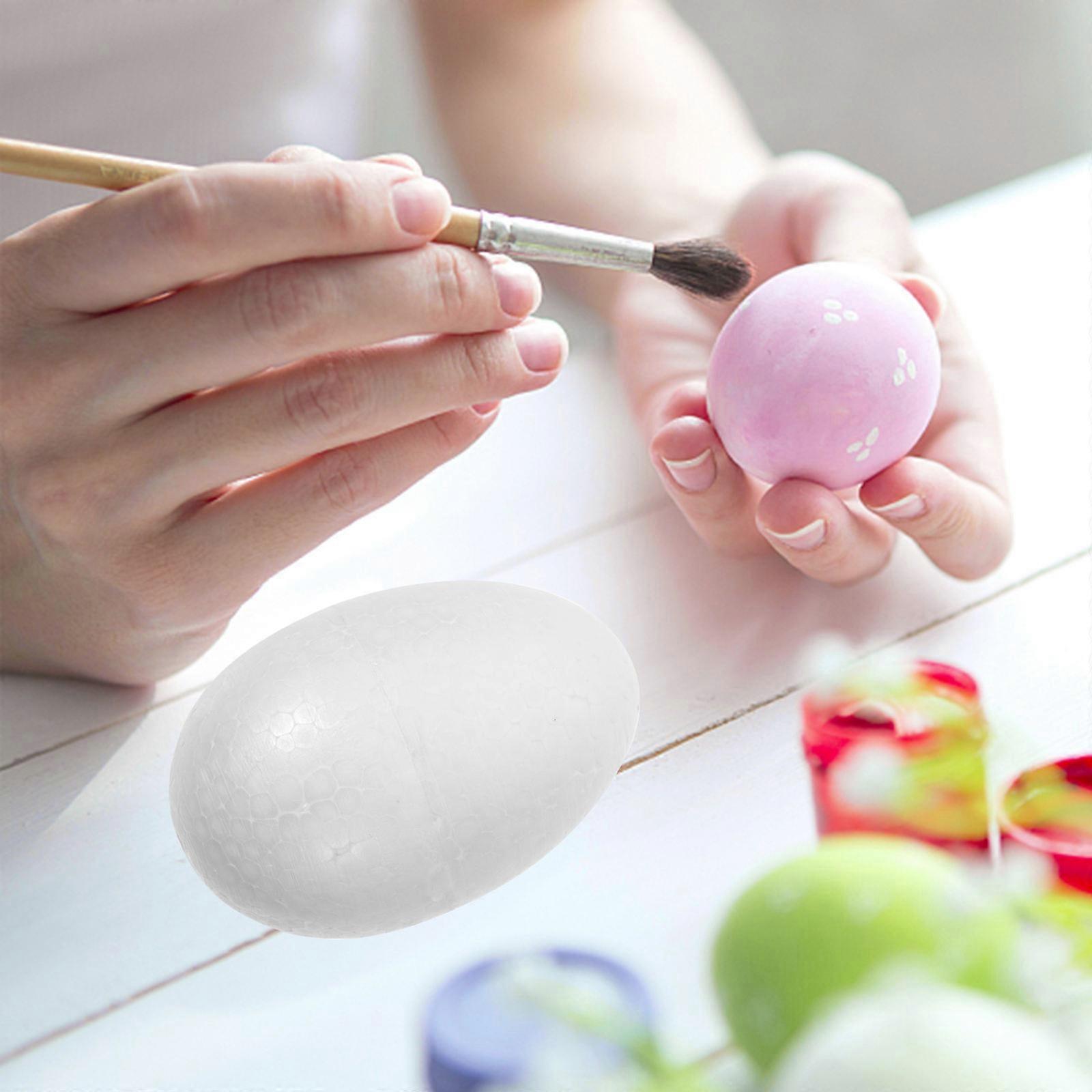 Craft Egg DIY Egg for Decor 10Pcs White Solid Foam Easter Decoration