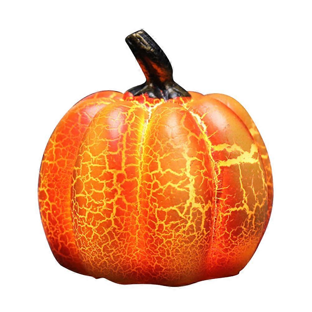 Pumpkin Light Desktop Decorative Lamp for Halloween Lighting 2Pcs Yellow