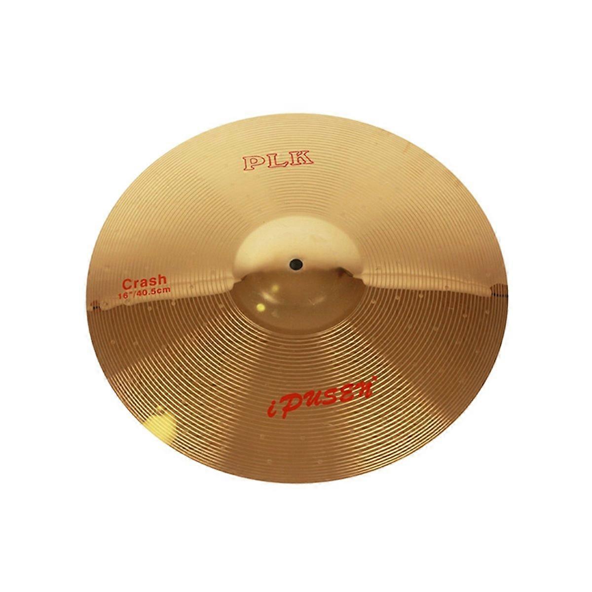 Pratos de Bateria IPUSEN 16 Polegadas Pendurados Crash Som Quebrado