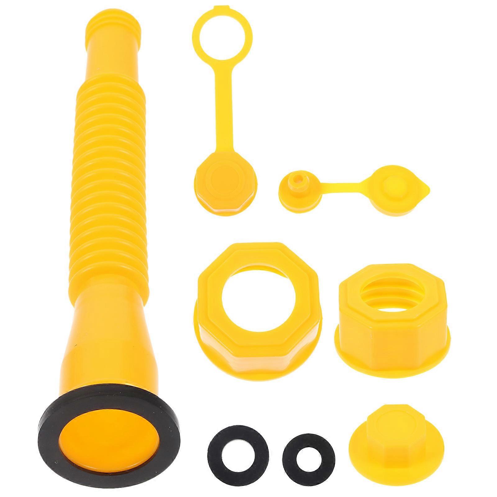 Can Spout Thread Replacement Kit for Gas Tanks 1Set Yellow
