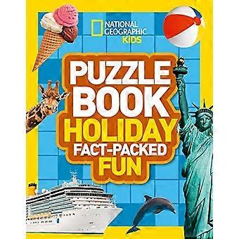 Livres de jeux pour les vacances : des quiz, des sudokus, des mots croisés et des mots mêlés stimulants (Livres de jeux National Geographic Kids) (National Geographic Kids Pu