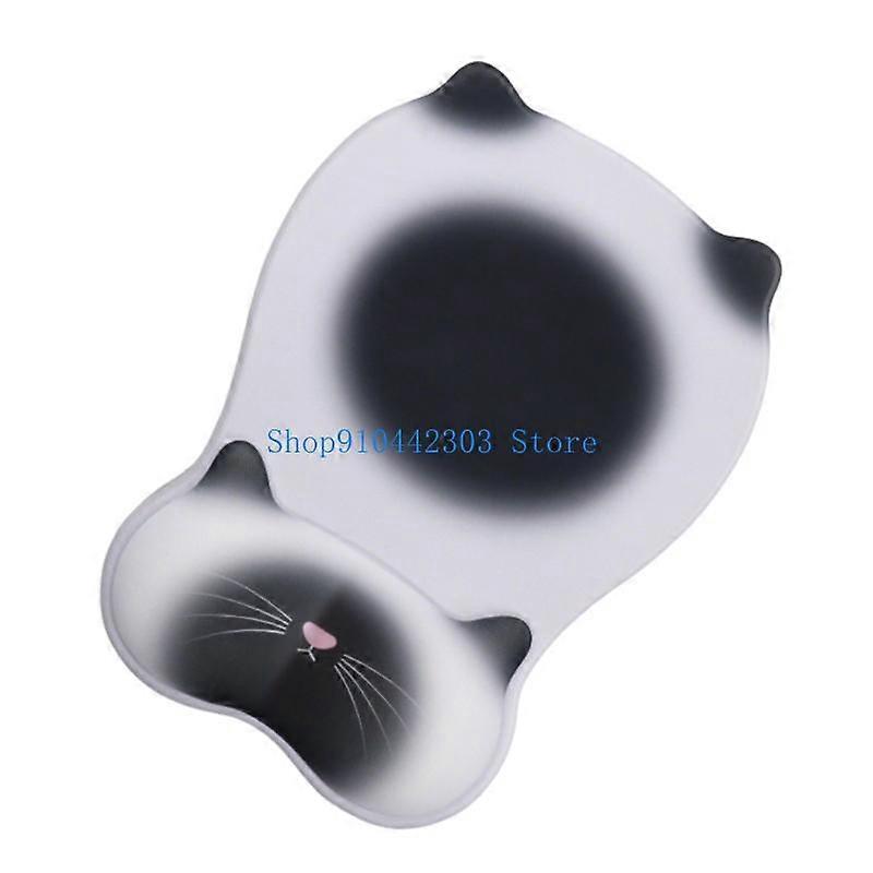 L4MD Ergonomic Silicone Mouse Pad With Wrist Rest Cushion compatible with Comcompatible withtable Computer