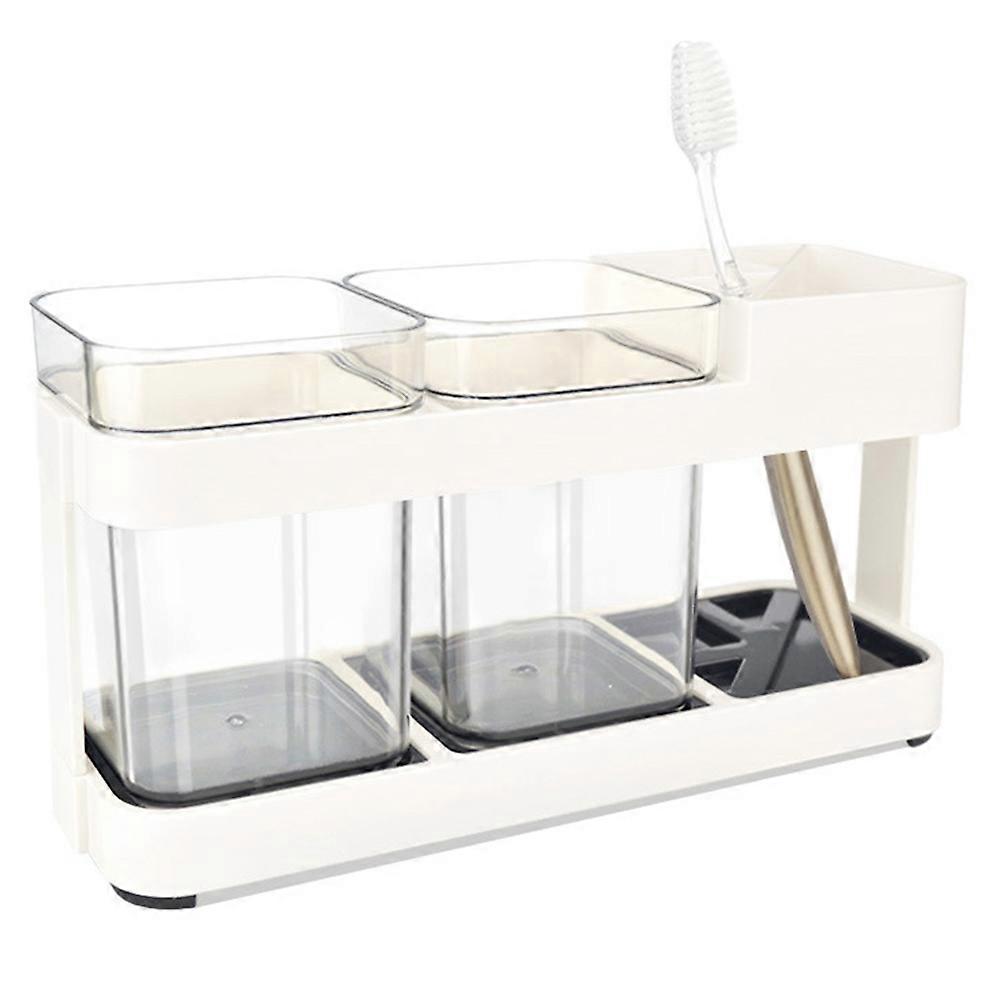 Plastic Washing Set Tooth Cup for Storage Use Double Cup
