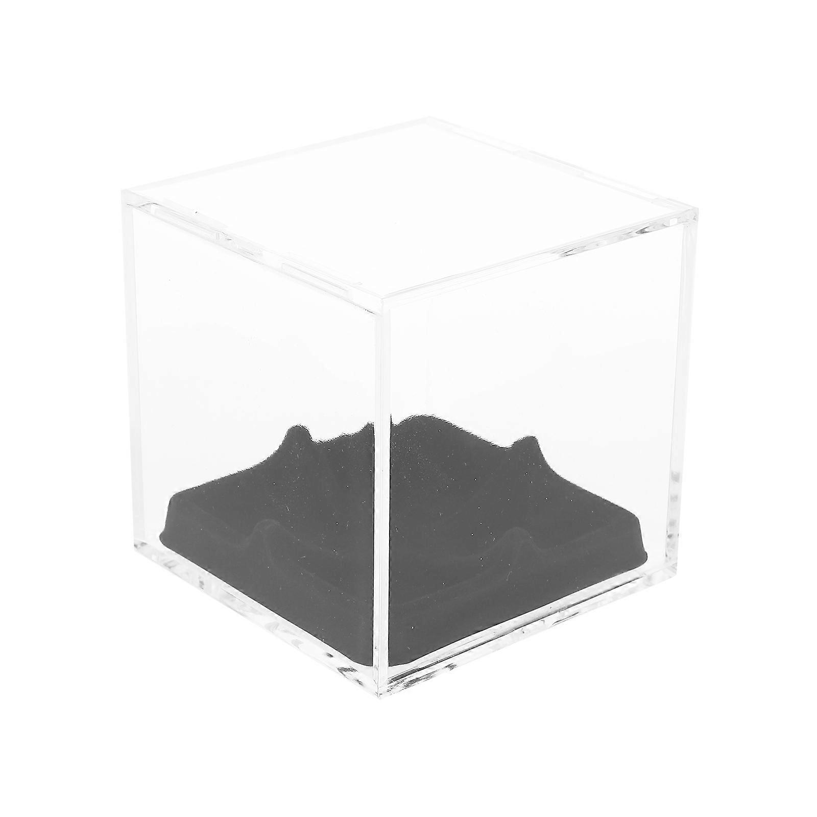 Acrylic Box for Baseball for Displaying 2Sets Transparent Baseball Storage Boxes