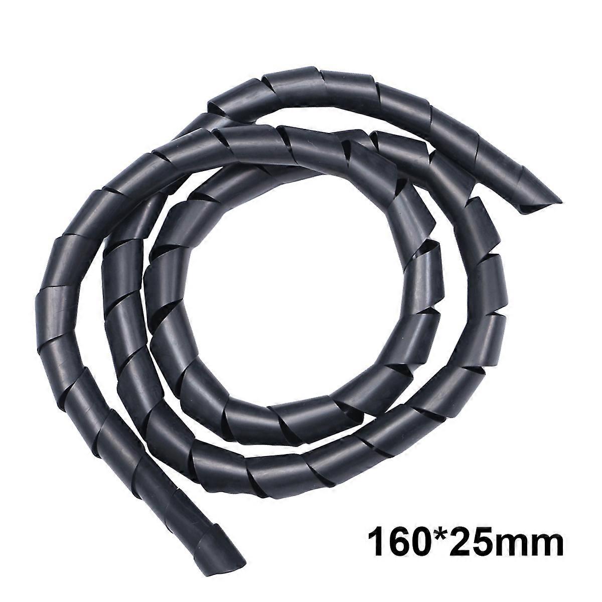 Black Expandable Cable Sleeve for Cable with Braided Split Wire Wrap