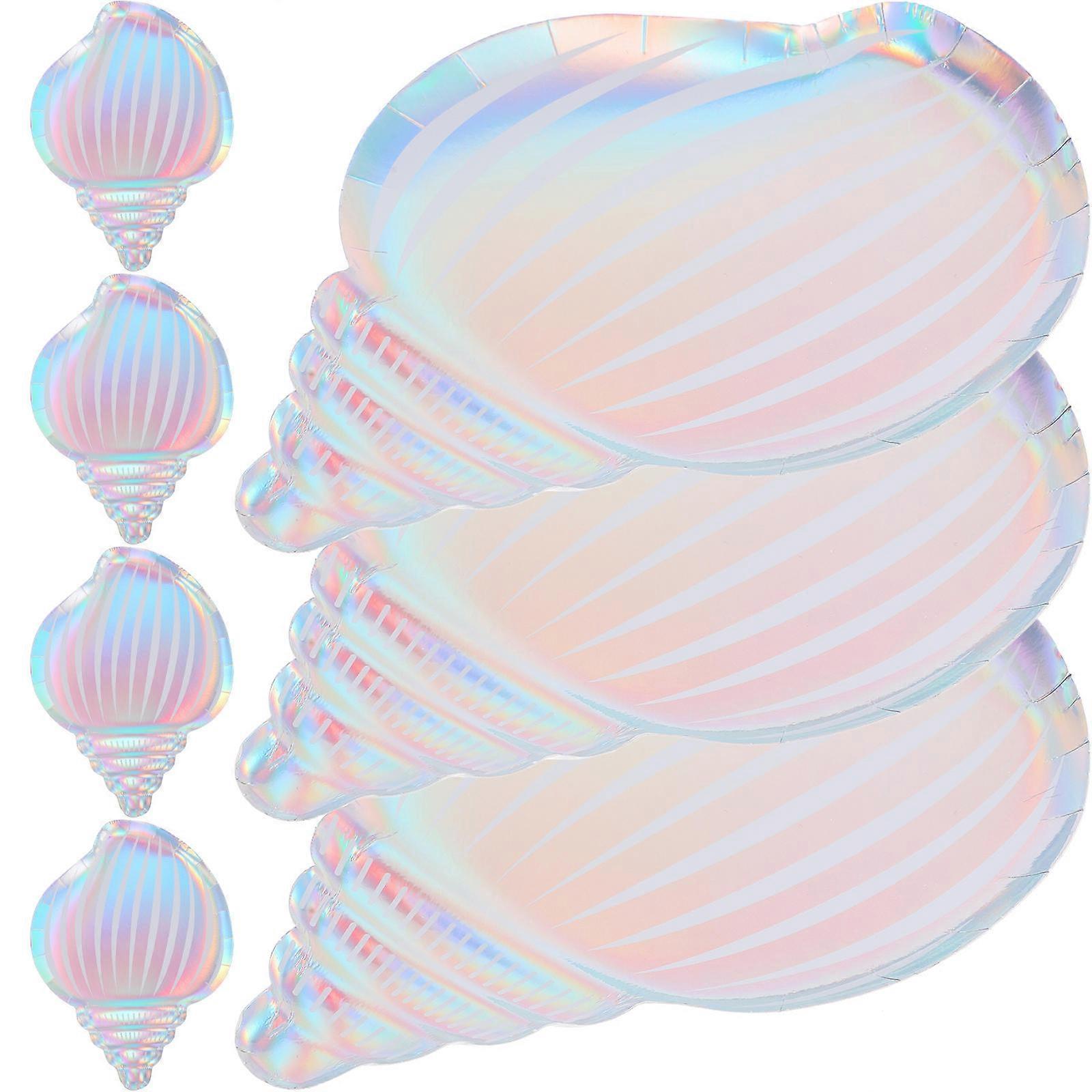 Conch Shell Paper for Party 24Pcs Multi Color Paper