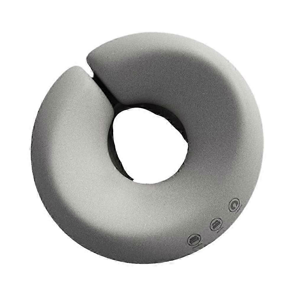Gray Memory Foam Face Relaxation Massage Pillow