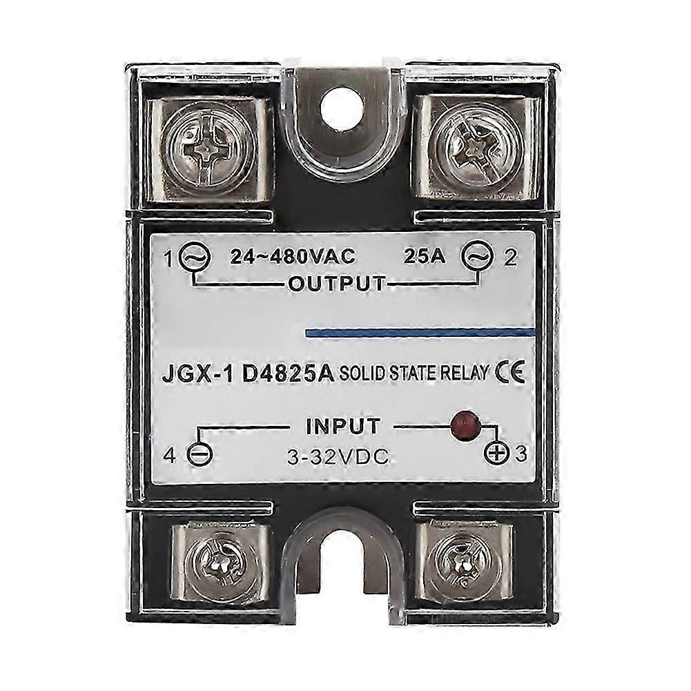 Single Phase Solid State Relay Single Phase SSR DC Control AC Solid State Relay 25A