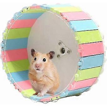 Glatter und leiser Läufer, haustiersicheres Material Hamsterrad, fördert gesunde Bewegung für Ihren pelzigen Freund, leises Design Ideales Hamsterzubehör,