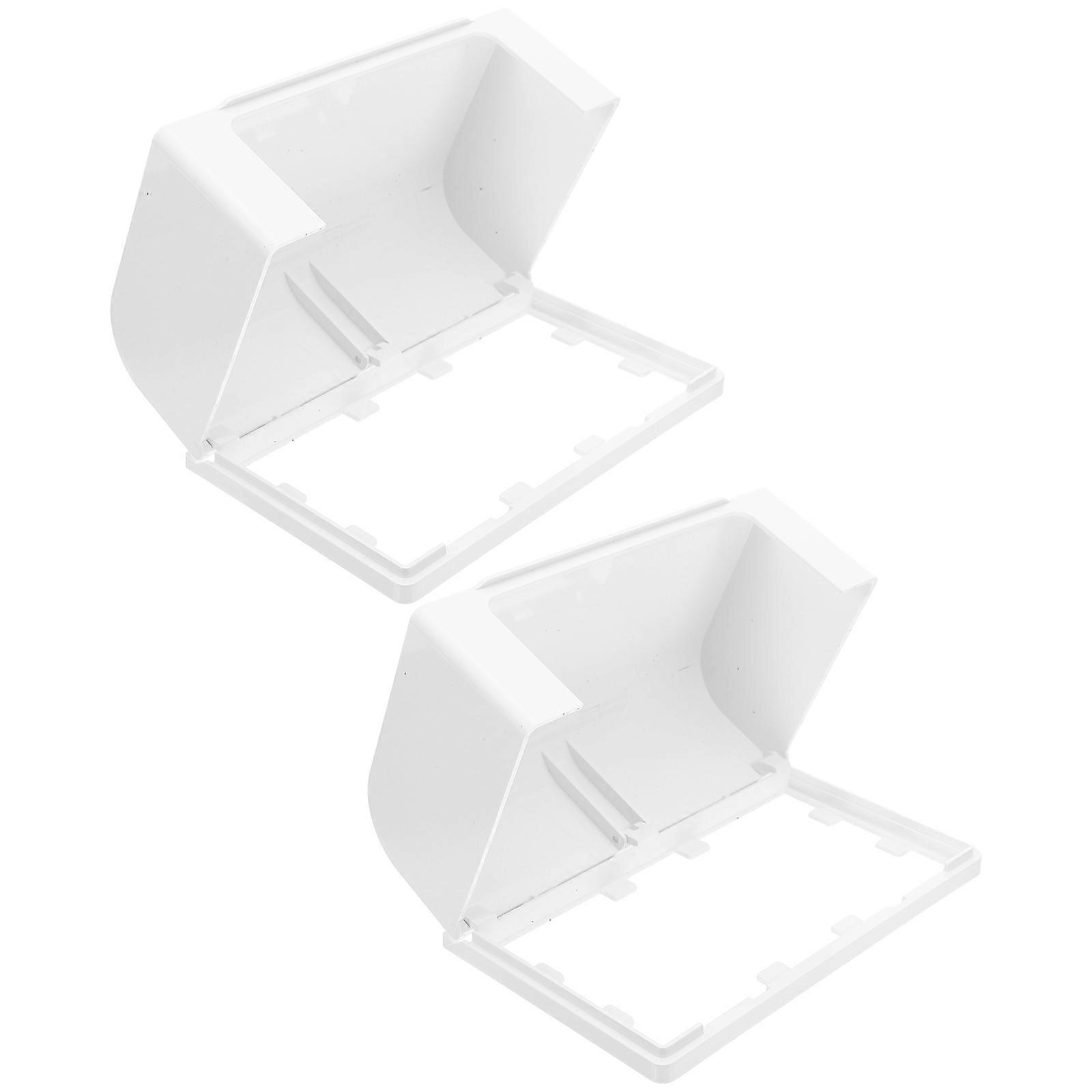 2pcs Wall Outlet Cover Waterproof Socket Box 2-slot Outlet Cover Socket Protector