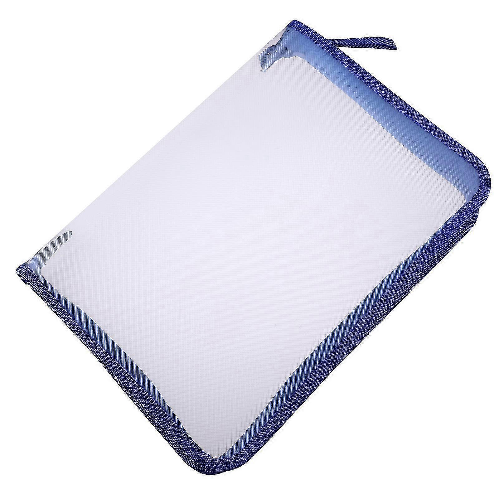 File Zipper Bag for Document Storage with Transparent Design 1Pcs