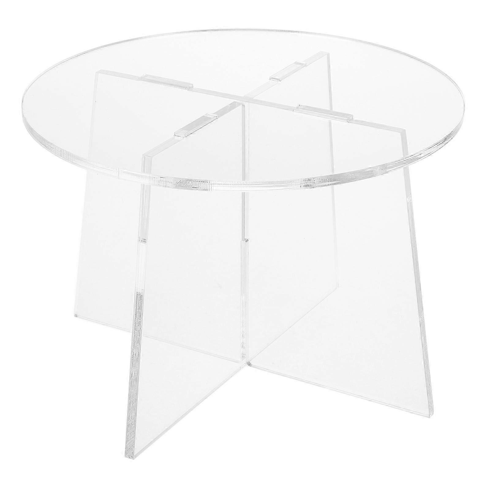1Pc Round Acrylic Flowerpot Display Stand