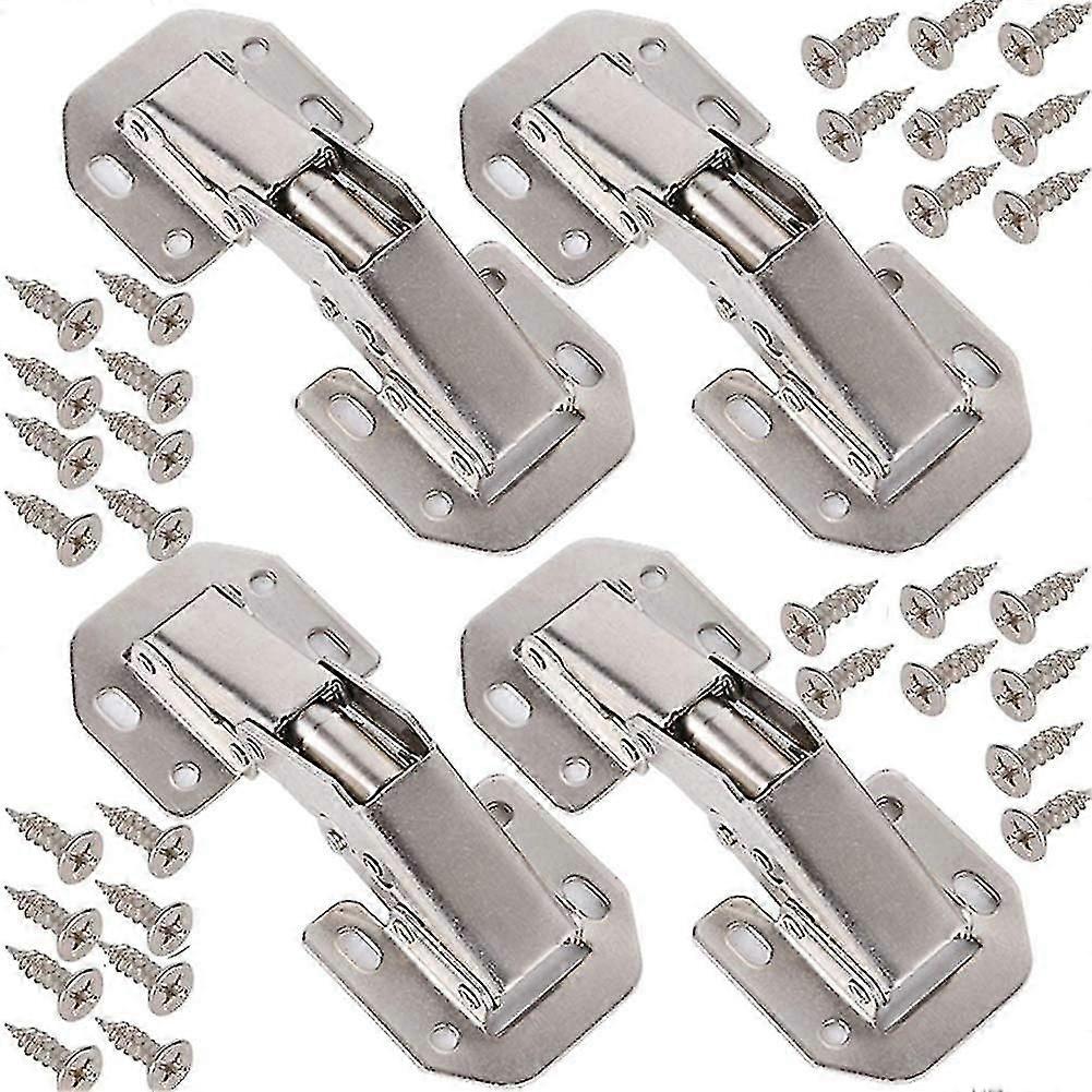 Cabinet Door Hinge With 32 Screws, Foldable, Rust-proof And Durable