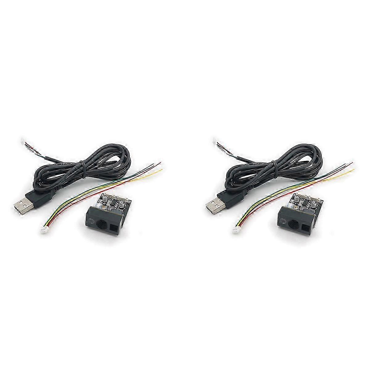 1D/2D Barcode Scanner Module, USB/TTL Interface, QR Code CMOS Sensor with Long-Range Lens