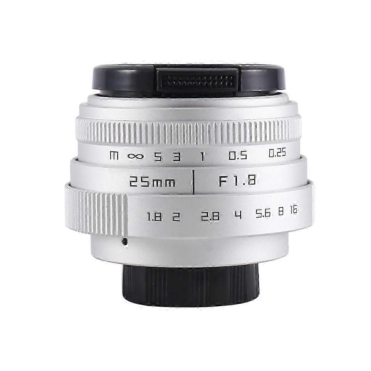 25MM F1.8 -C Television Tv Lens/Cctv Lens-Silver