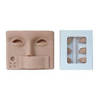 Falsche Wimpern Verlängerung Praxis Training Kopf Alternative Augenlider Mannequin Kopf Kit für Make-up Training Praxis Wimpern Pfropfen Wimpern Extensio