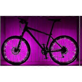 LED-Fahrrad-Radlichter – wiederaufladbar (pink)