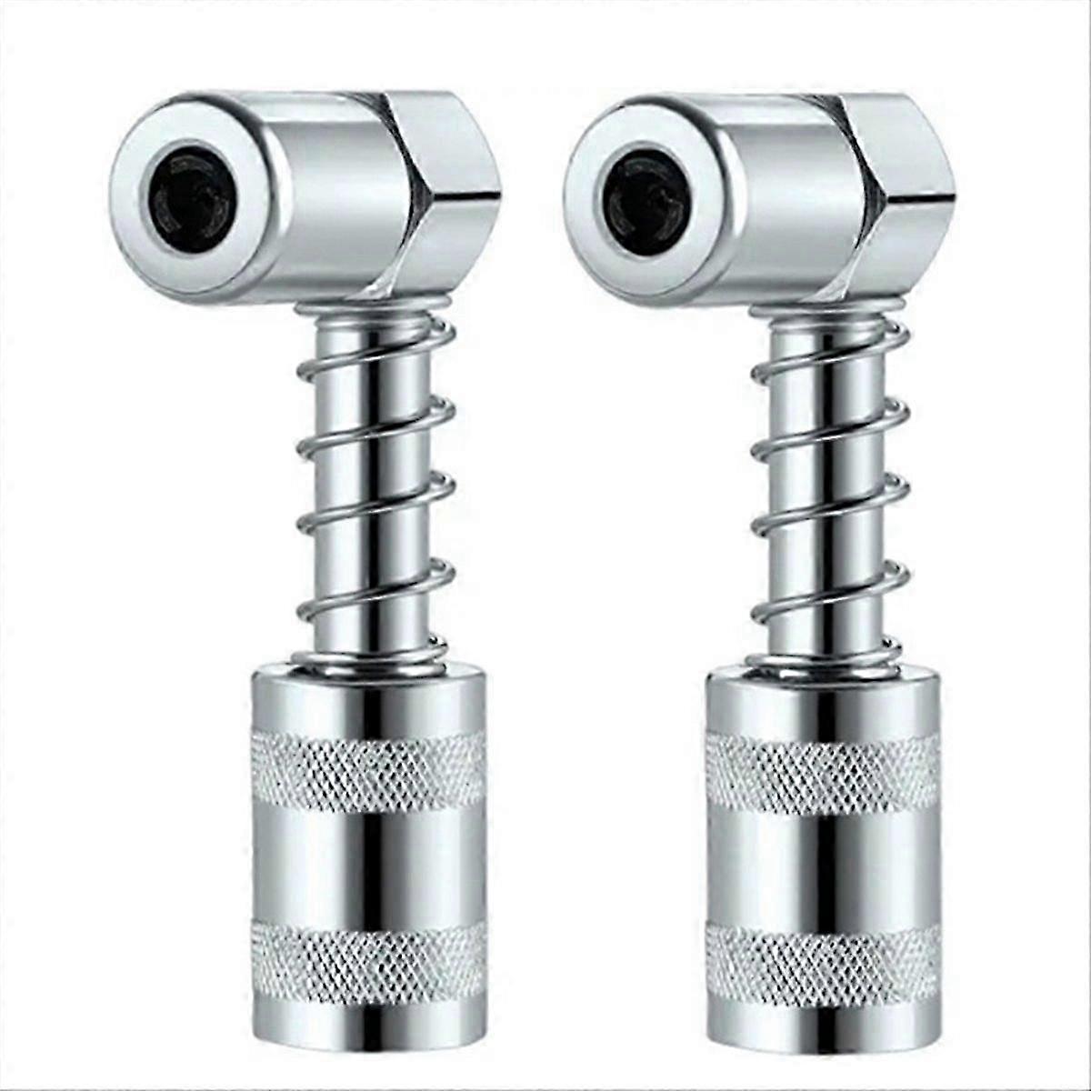 Grease Coupler Adapter 3 Jaws Angle Swivel Snap Right Side Accessory