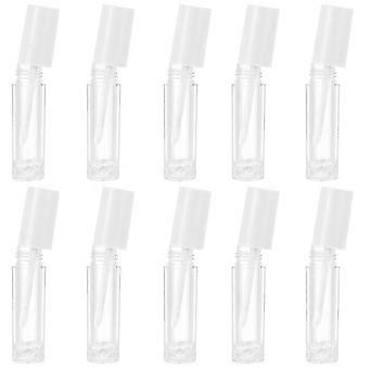Lip Glazes Tube Plastic Lip Gloss Bottles for Storage 10Pcs Pack