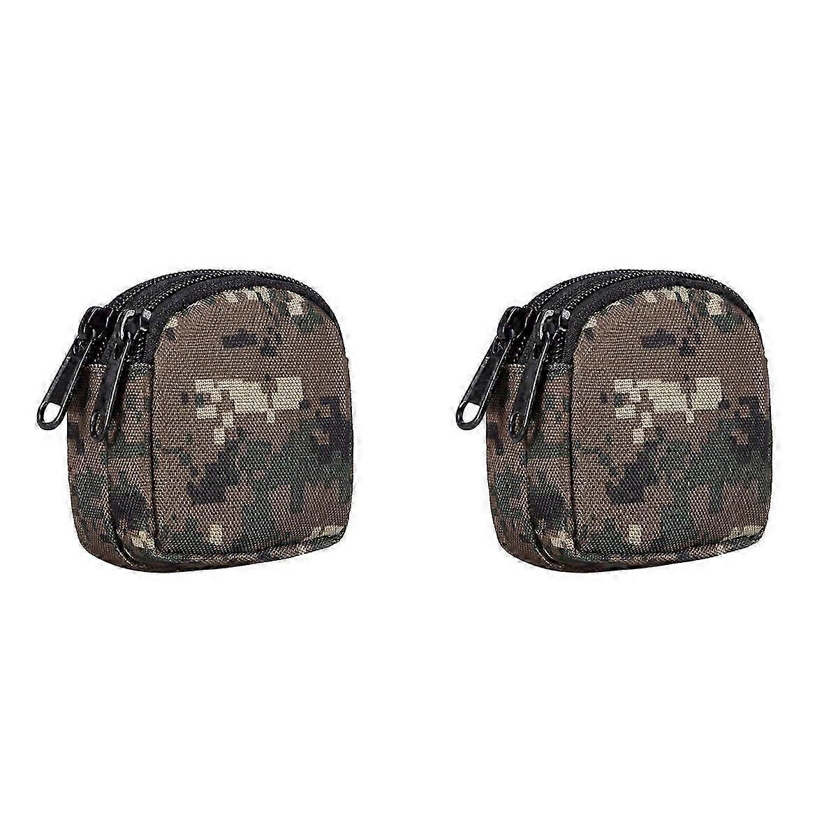 (Dual Layer Pockets)Nylon Outdoor ( Digital Camo)