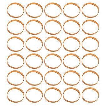 Ski Binding Brake Retainers 30pcs Brake Retainer Bands Rubber Rings Brake Band compatible with Ski Binding Ski Equipment Elasticity Strap