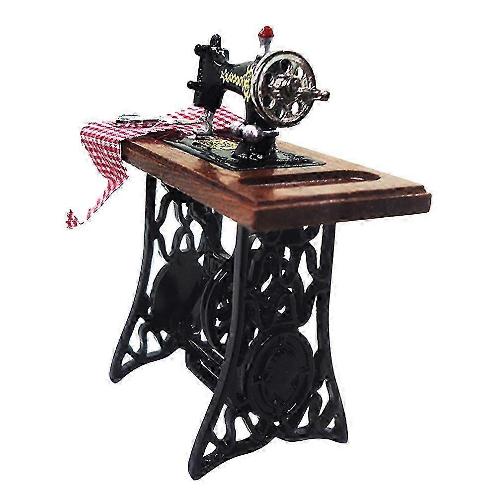1 Set Mini House Accessories Sewing Machine Model Mini House Decor Accessory