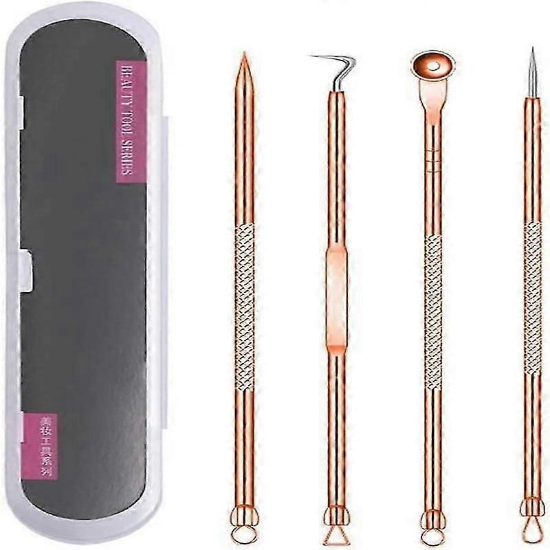 Kit d'extraction de points noirs en acier inoxydable double face