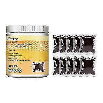 Pacote com 10 sachês de gel para escalda-pés (Tipo A) com veneno de abelha para modelagem.