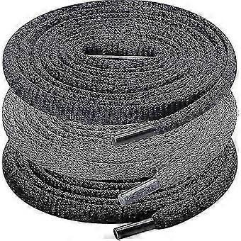3 Pair Oval Shoe Laces, Half Round 1/4 Shoelaces For Athletic Running Sneakers Shoes Boot Strings