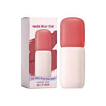 2pcs Matte Blush Lip Gloss, #05 Vintage Strawberry Red, Easy to Blend, Matte Soft-Focus, Elegant Daily Use Cosmetic