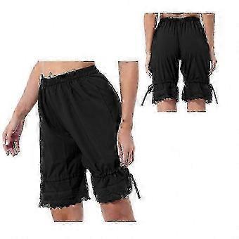 Pantalones bombachos con volantes y lazo para mujeres y niñas, estilo vintage, ropa interior histórica, pantalones cortos para Halloween y cosplay.