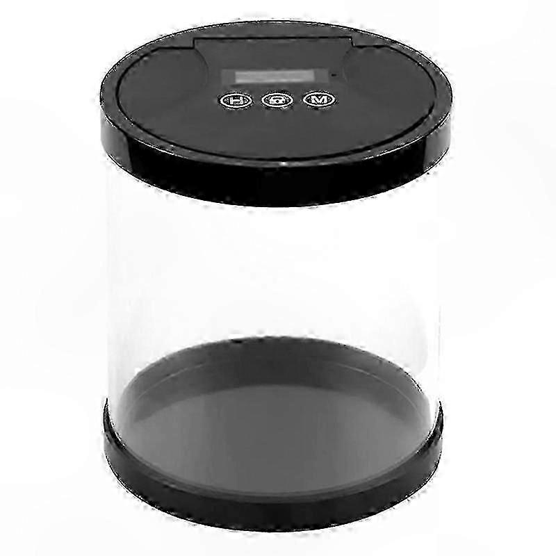 Black Digital Time Lock Box with Timer Function