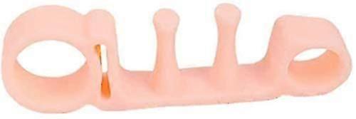 Toe Separator and Straightener with Protective Cushion Shield for Overlapping Toes Alignment A