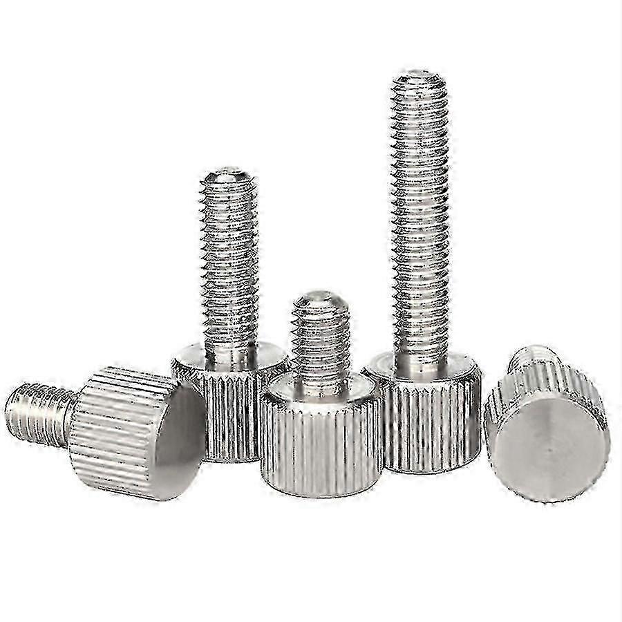 Knurled Stainless Flat Head Thumbscrew