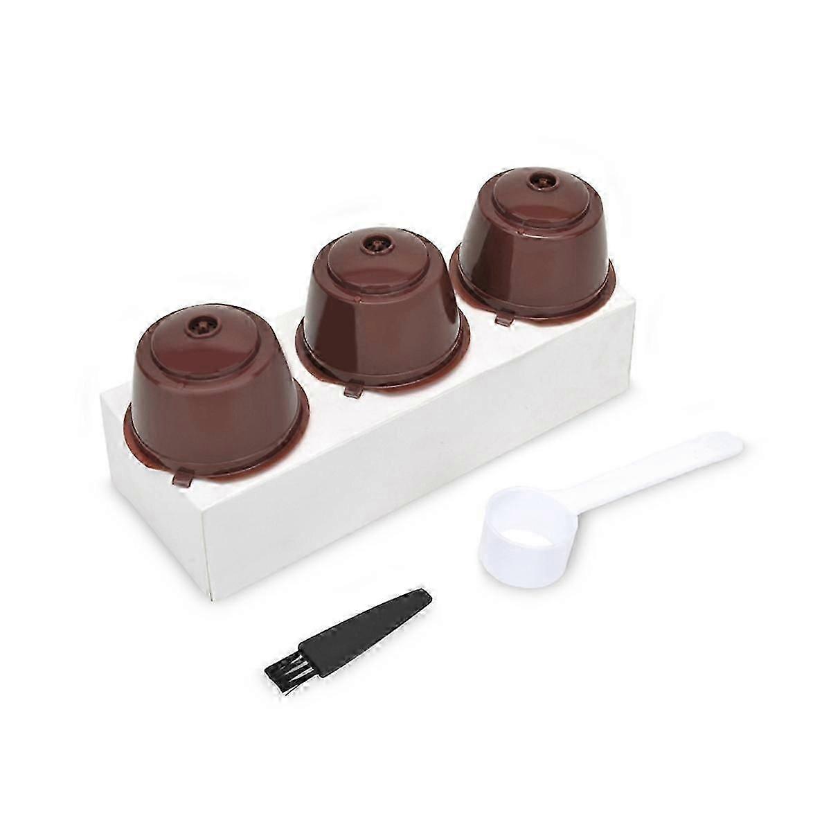 For Machine Reusable Pod Refillable Filter Pod Capsule Cup Coffee, Black JN