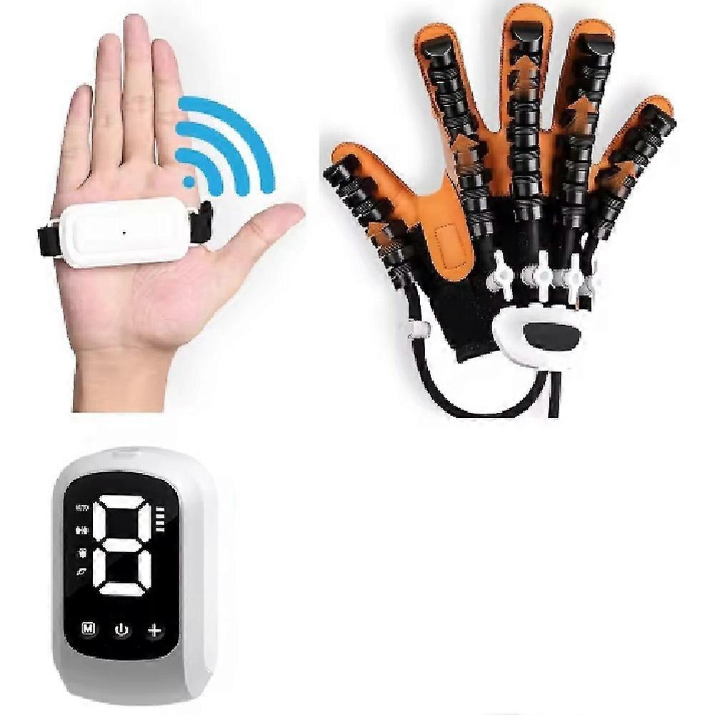 Hand Training Robot Gloves USB Plastic Finger Function Training Equipment for Hand Exercises Gloves Workout XL