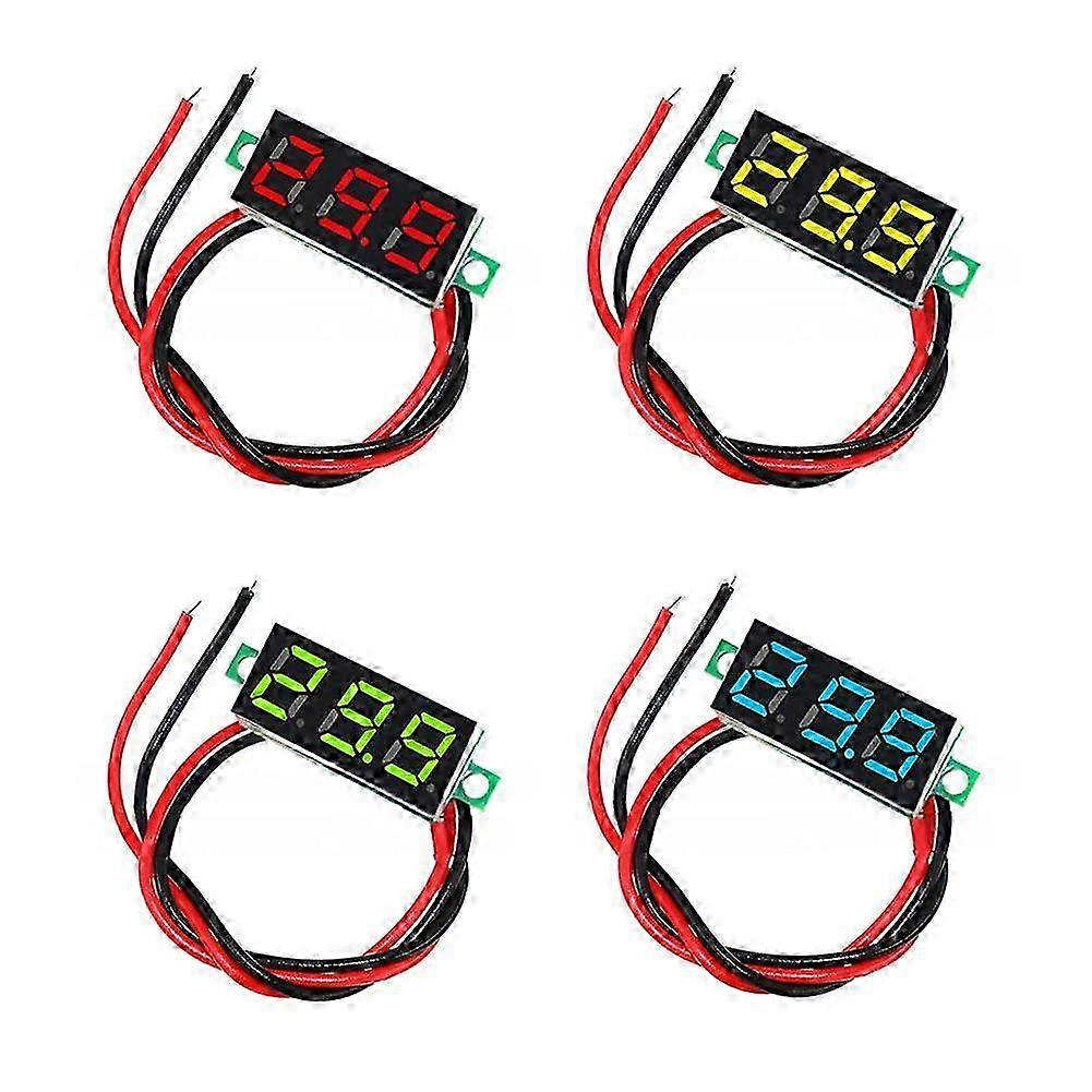 LED Digital Voltmeter 2.5–40V Precision