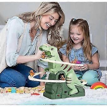 Electric Dino Stair Climber, Dinosaur Slide Toy, Stair Climbing Playset