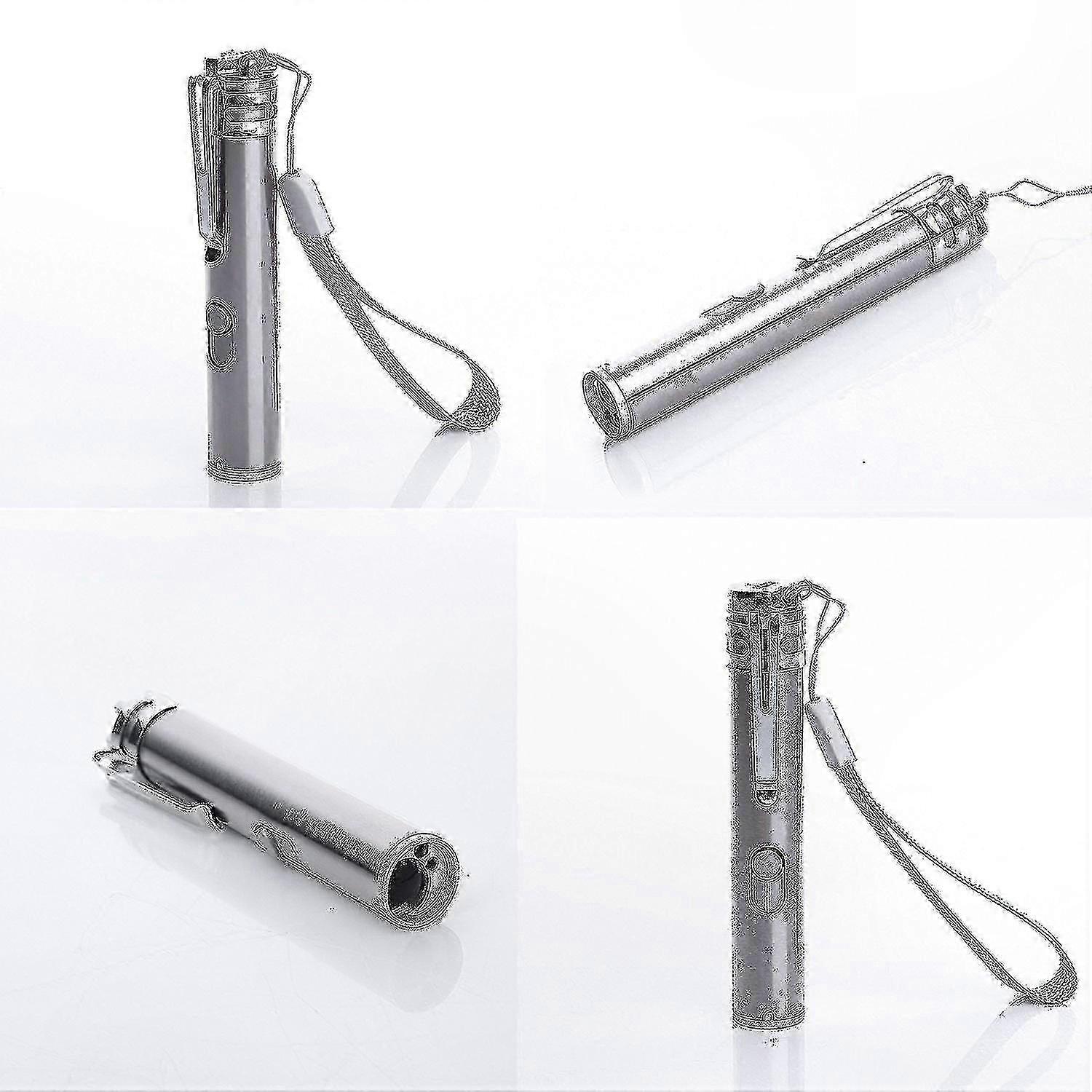 USB Rechargeable Cat Laser Pointer with LED Flashlight compatible with Pet Training
