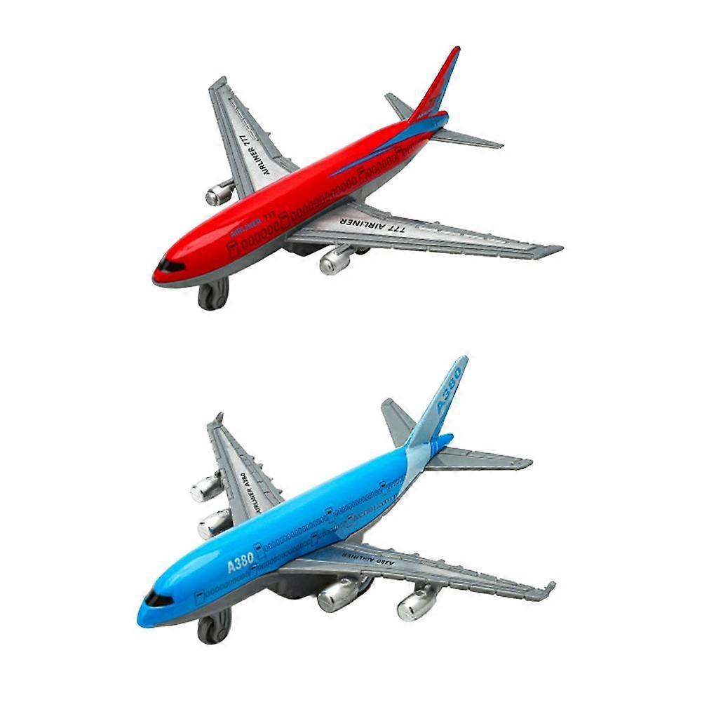 A380 Pull Back Airplane Set - Playroom Adventures Pull Back Action Shareable Fun