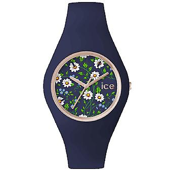 Ijs bloem horloge voor Unisex analoge Japanse Quartz met ijs siliconen armband. Fl. Dai. U. S. 15
