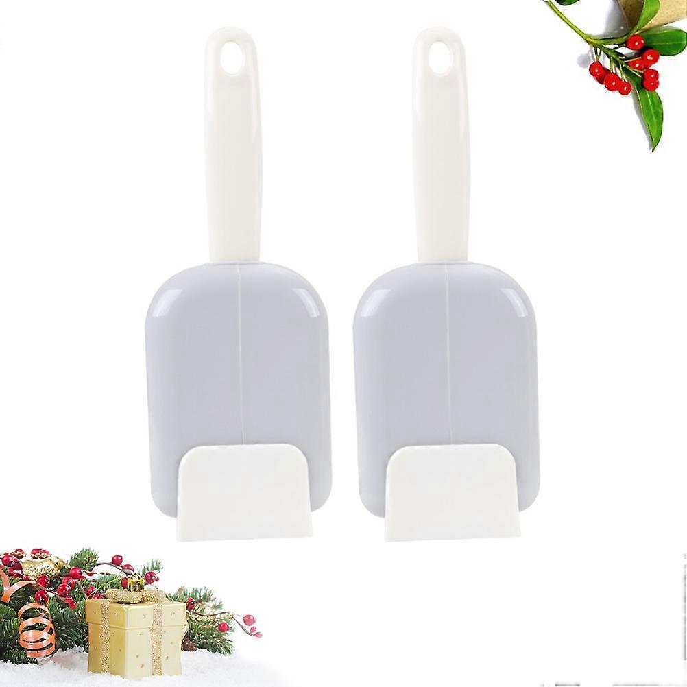 Rice Scoop Holder with Auto Open Close Feature 2Sets Kitchen Tool