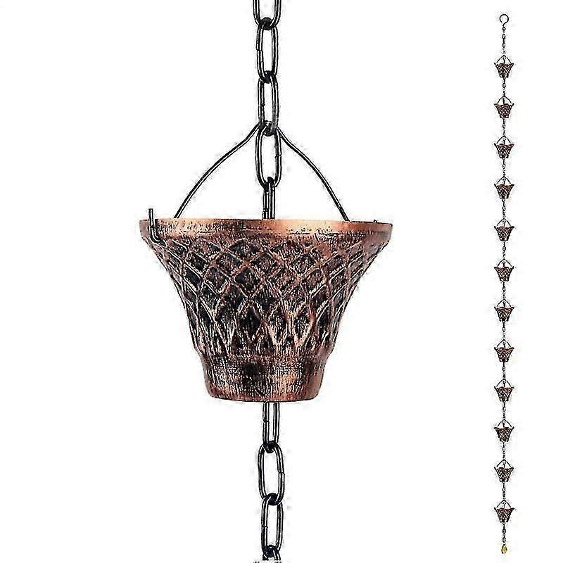 Vintage-Style Copper Rain Chain