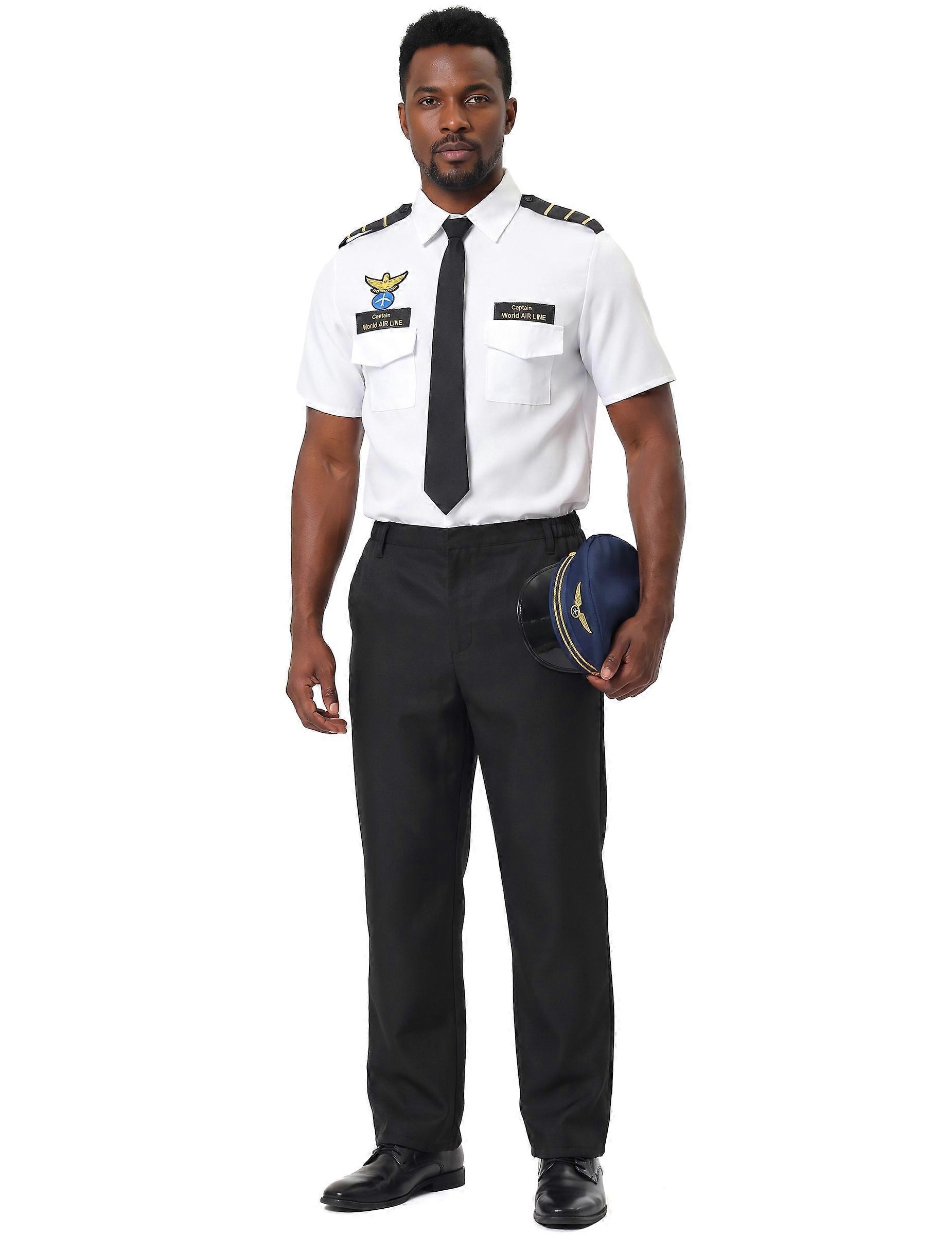 Men's airline pilot costume