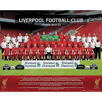 Liverpool FC Team P o 2012-13 Wooden puzzle BD-5510