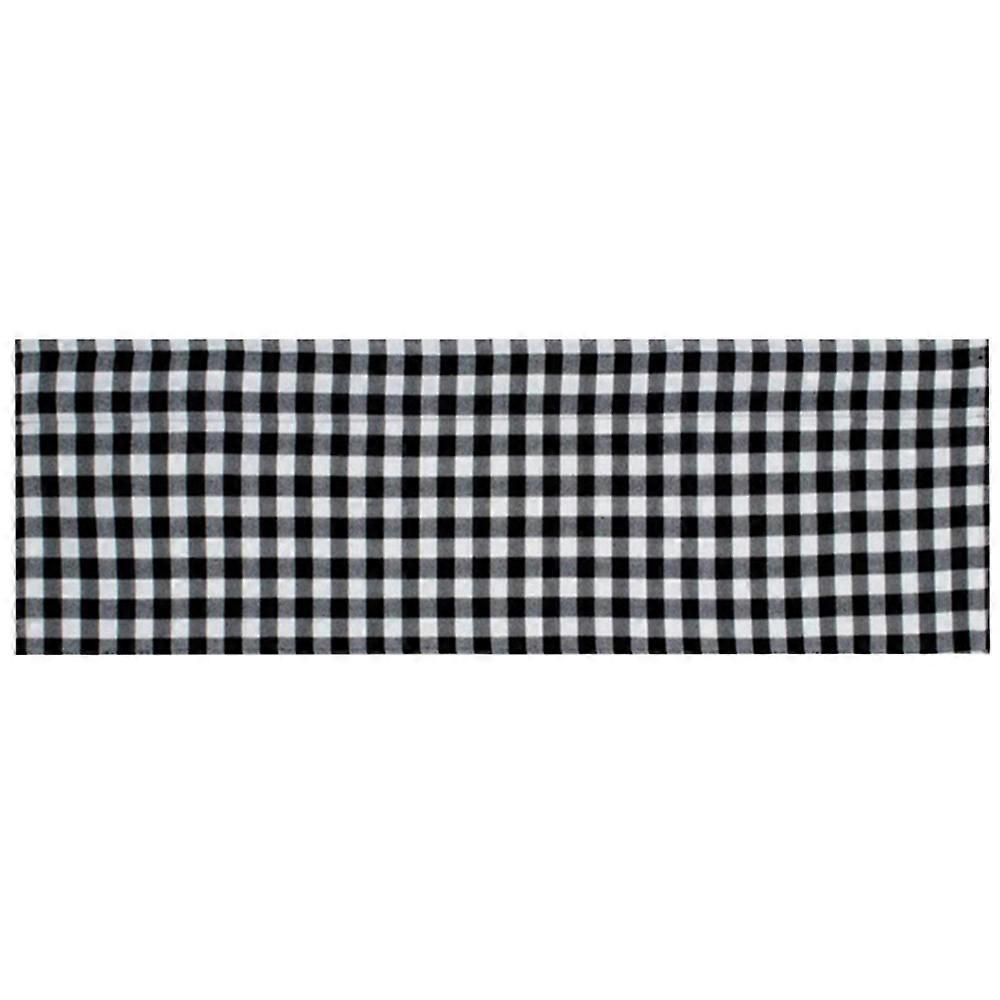 Polyester Buffalo Plaid Valance