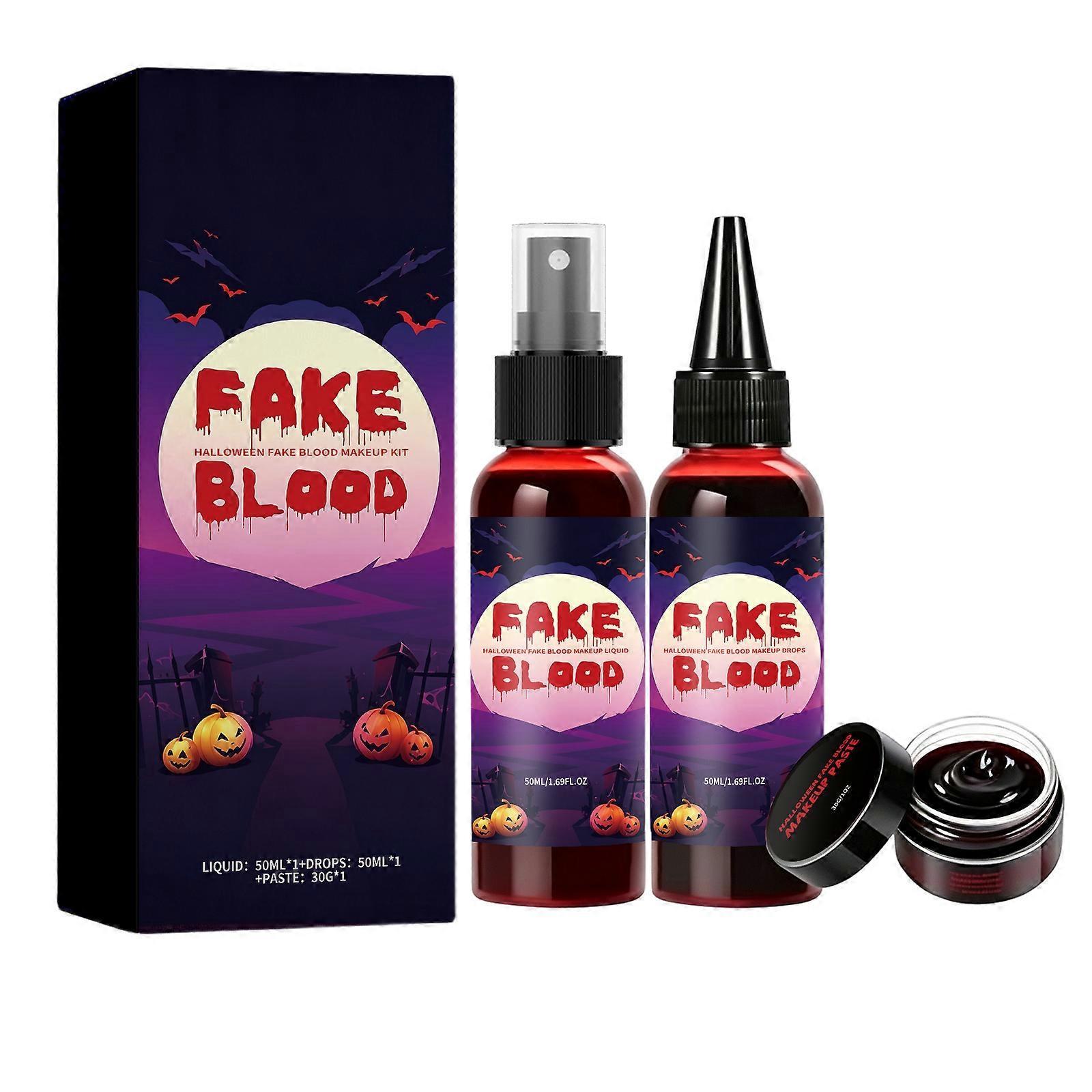 Easy-Apply Halloween Blood Makeup Kit