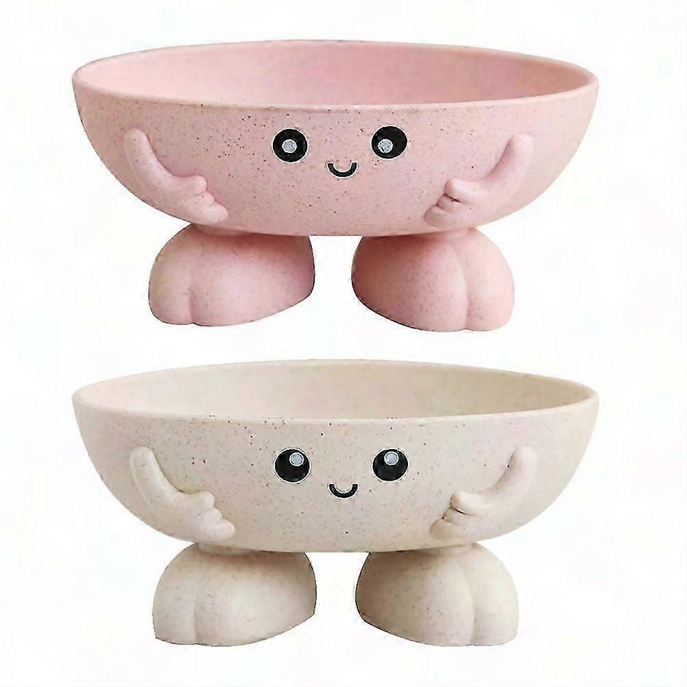 2 Pack Non-Slip Soap Tray Set