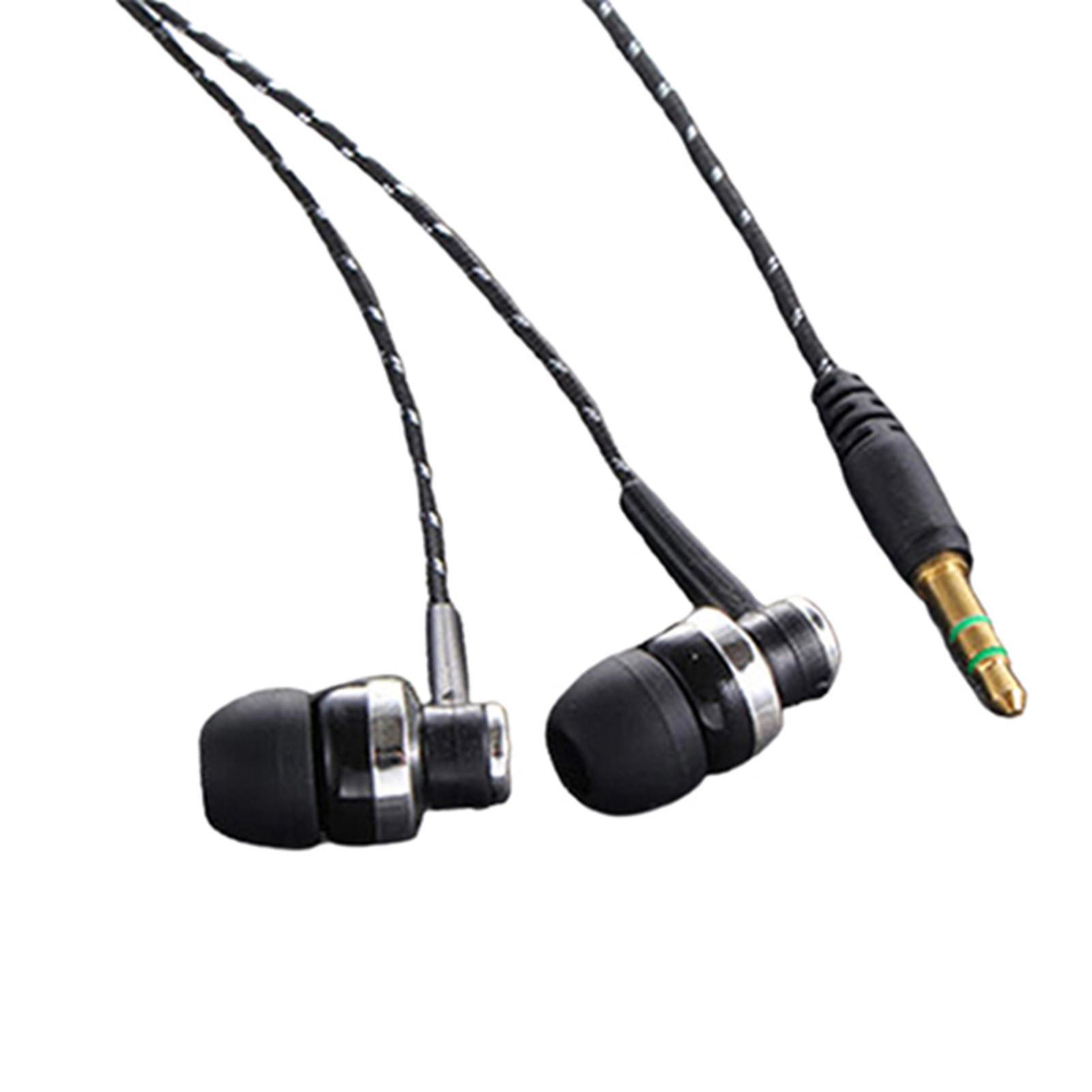 Trumsen Earphone In-ear Bass Stereo 3.5mm Wired Headphone For Iphone Black